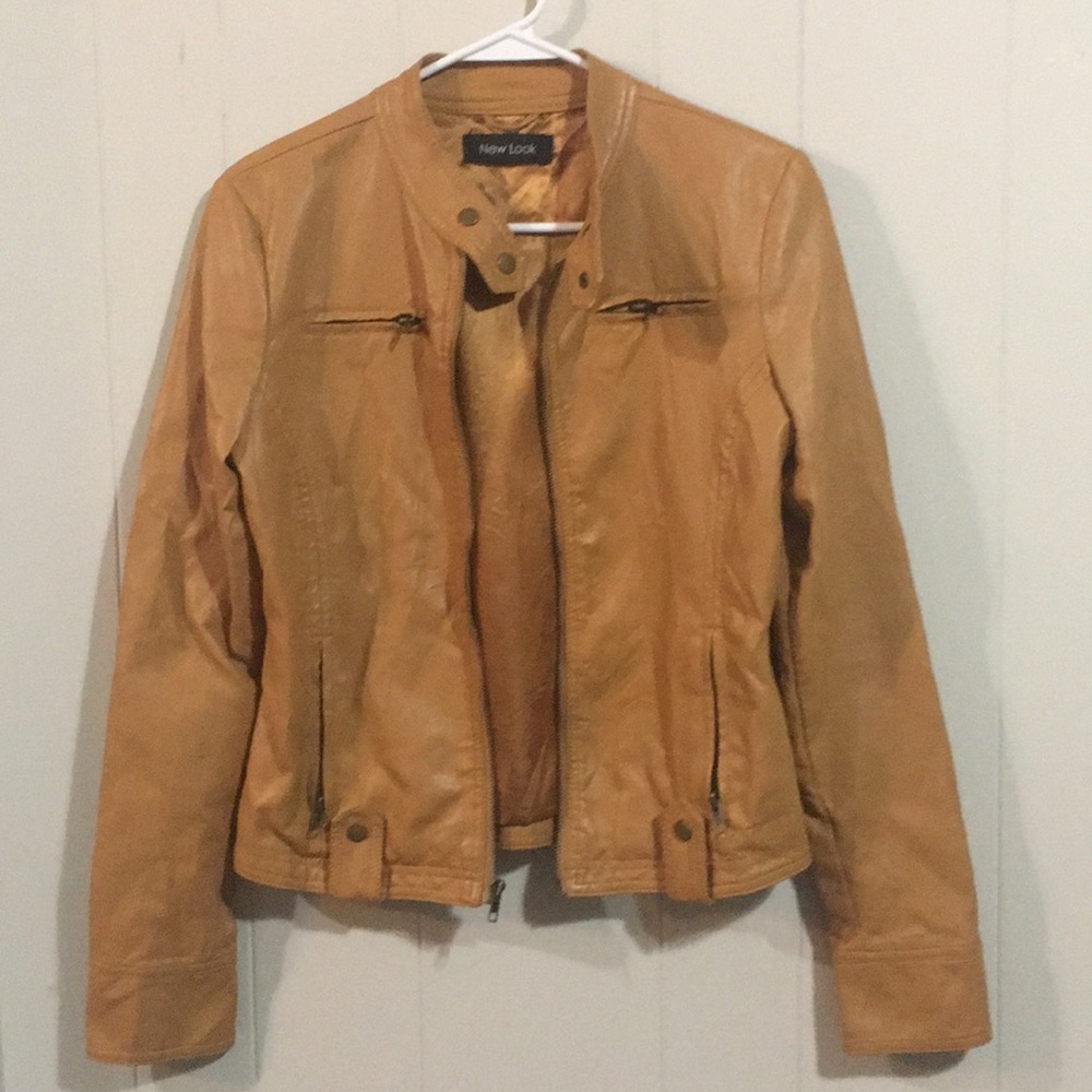 New Look Faux Leather Jacket Women’s Size S